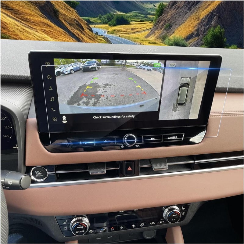 BSTW for 2025 Mitsubishi Outlander Screen Protector for 2025 2026 Outlander ES/SE/SEL/Trail Edition/Platinum Edition 12.3" Display 2025 Outlander Accessories Tempered Glass Film (Outlander 12.3-In HD) - Image 1